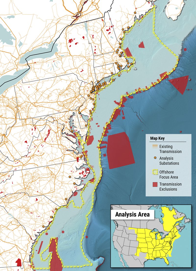 Map of the AOSWTS analysis area.