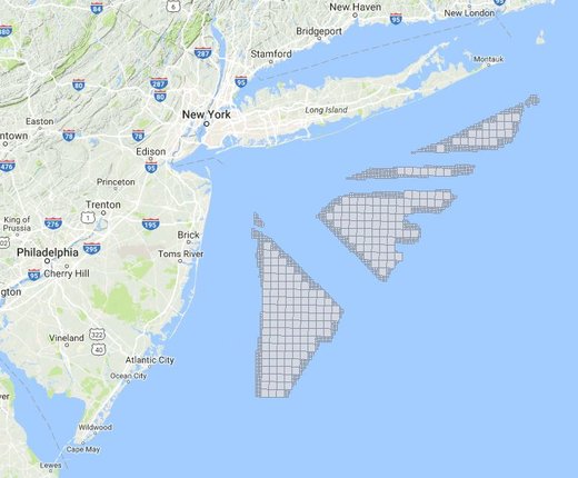 View Interactive Map of NY Bight Wind Energy Call Areas