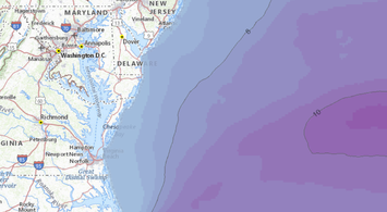 View Average Monthly and Seasonal Wind Speeds at Sea Surface, Turbine Hub Heights