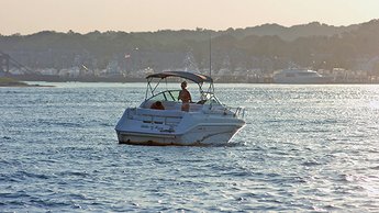 Boaters fishing