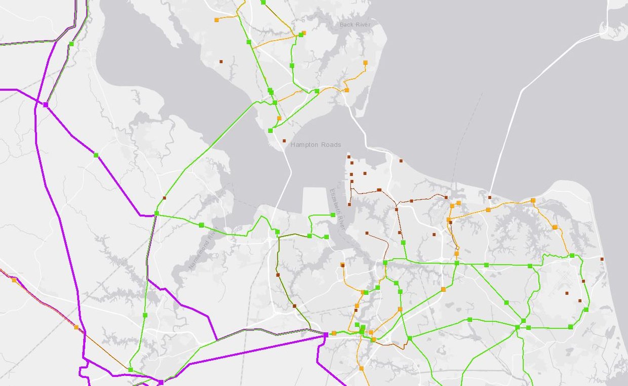 Electric lines greyscale