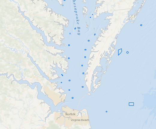 Artificial Reefs Map Updated, Now Includes Chesapeake Sites