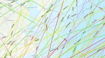 Maps Illustrate Historic Hurricane Activity