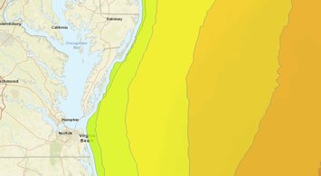 View Monthly and Annual Offshore Wind Speeds